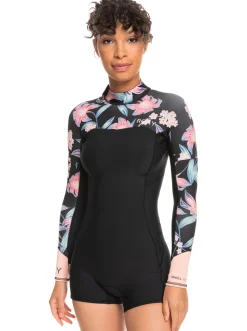 Femme Roxy 2Mm Swell Series - Springsuit Manches Longues Pour Femme