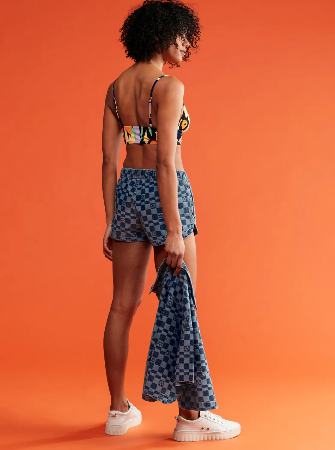 Femme Roxy New Impossible Printed - Short En Denim Pour Femme