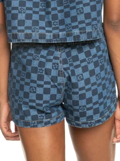Femme Roxy New Impossible Printed - Short En Denim Pour Femme