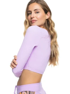 Femme Roxy Ocean Dreamer - Lycra Manches Longues Cropped Pour Femme