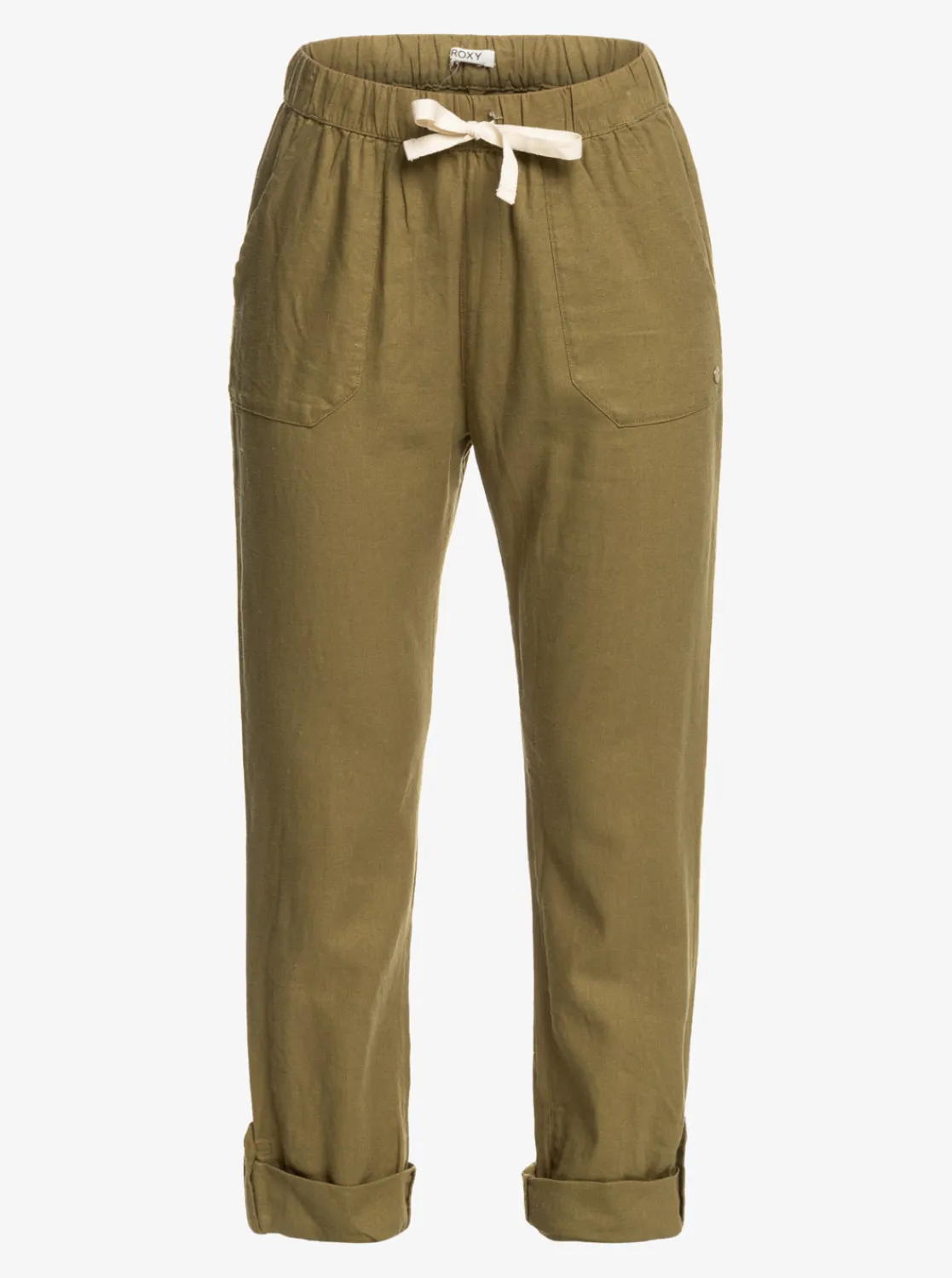 Femme Roxy On The Seashore - Pantalon Cargo En Lin Pour Femme