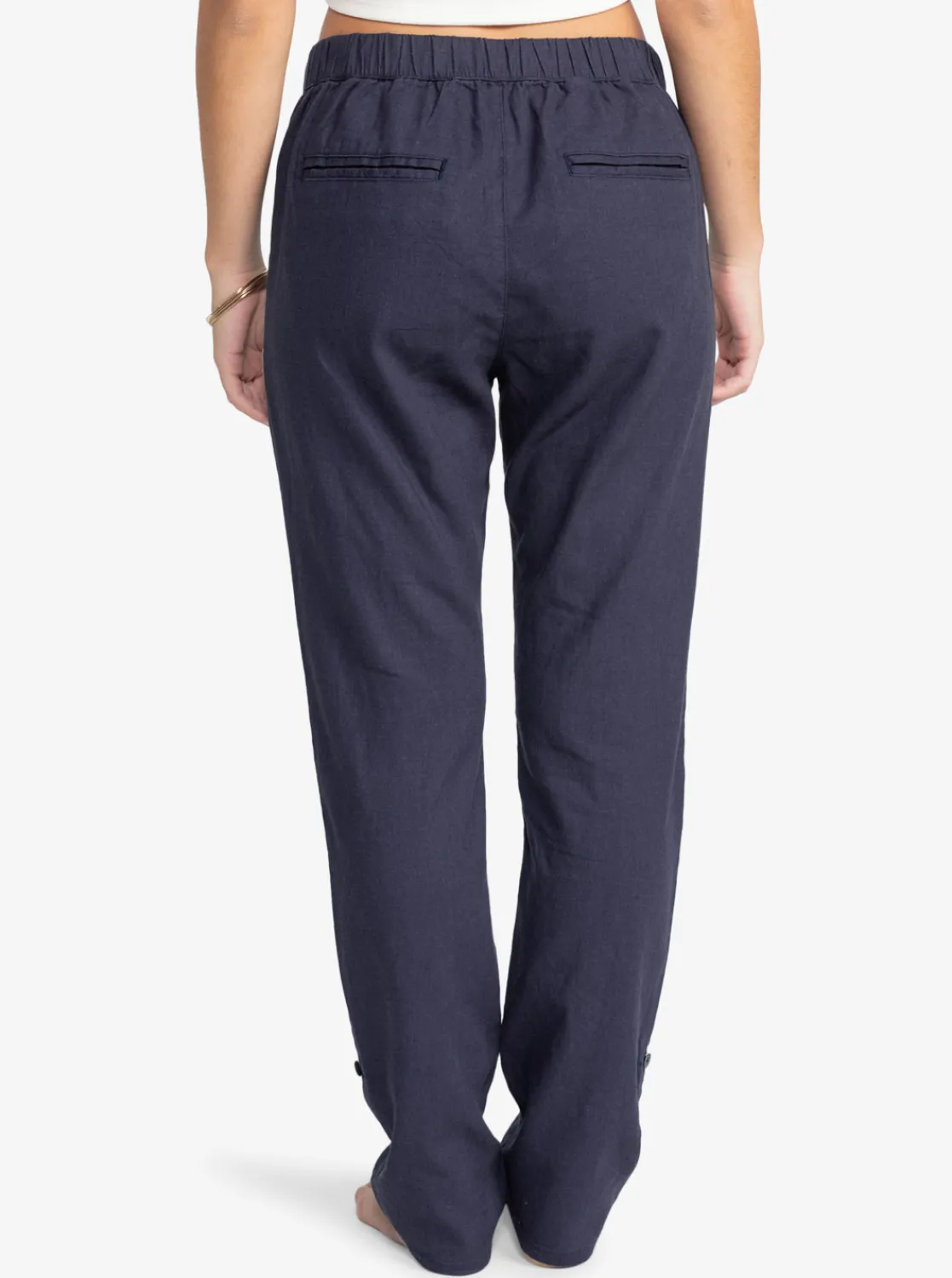 Femme Roxy On The Seashore - Pantalon Cargo En Lin Pour Femme