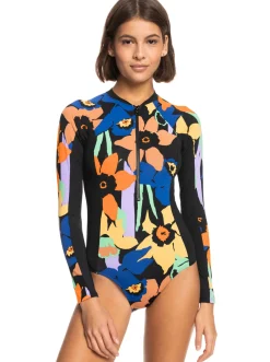 Femme Roxy Onesie - Maillot Une Piece Manches Longues Pour Femme