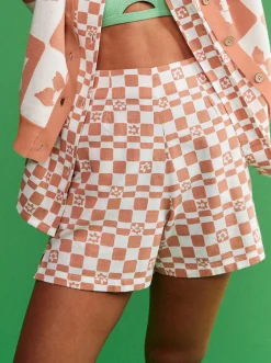 Femme Roxy Over The Sun Check - Short Leger Pour Femme