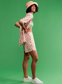 Femme Roxy Over The Sun Check - Short Leger Pour Femme