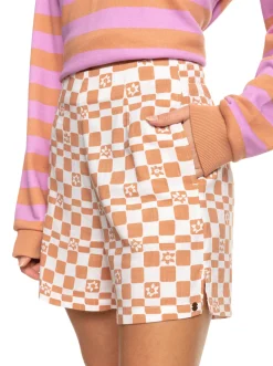 Femme Roxy Over The Sun Check - Short Leger Pour Femme