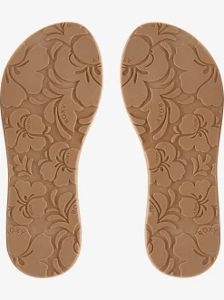 Femme Roxy Porto Raffia - Tongs Pour Femme