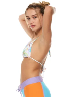 Femme Roxy Retro Revo - Haut De Bikini Tiki Tri Reversible Pour Femme
