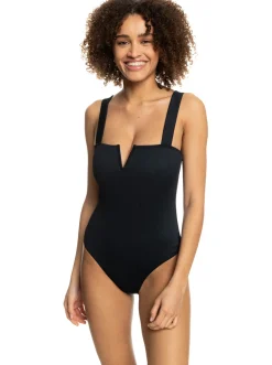Femme Roxy Rib Love The Coco V - Maillot Une Piece Pour Femme