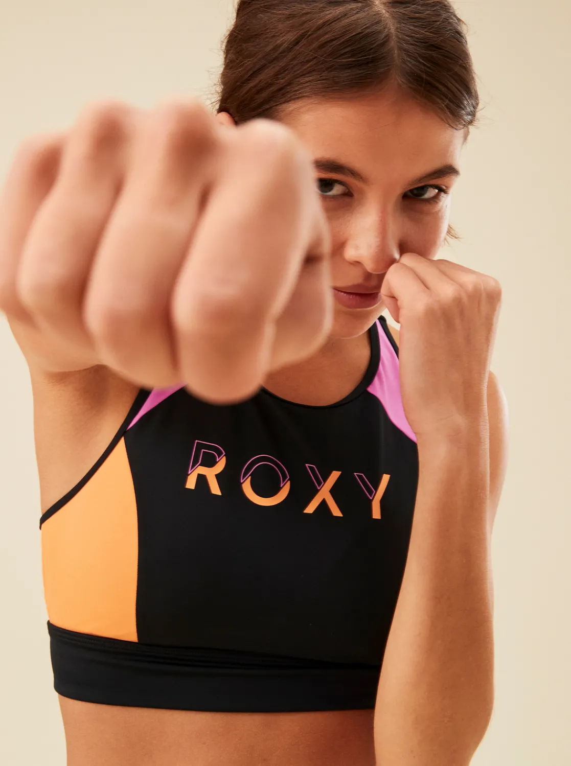Femme Roxy Active - Haut De Bikini Brassiere Pour Femme