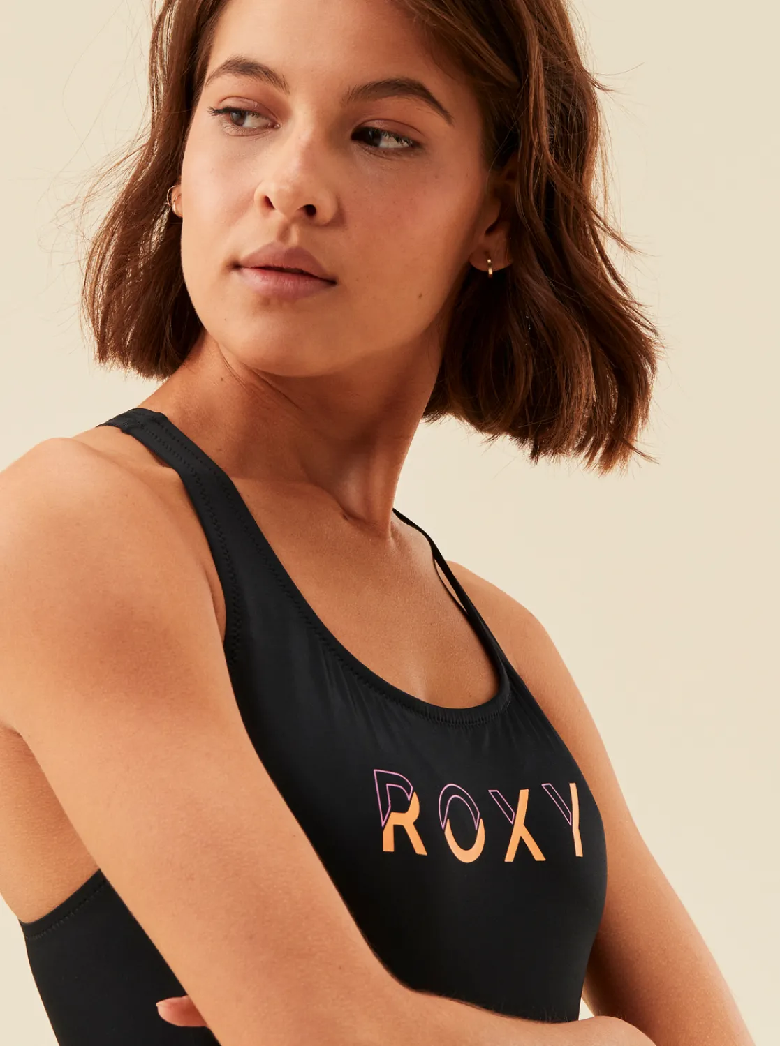 Femme Roxy Active - Maillot De Bain Une Piece Pour Femme
