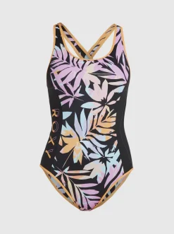 Femme Roxy Active - Maillot De Bain Une Piece Pour Femme