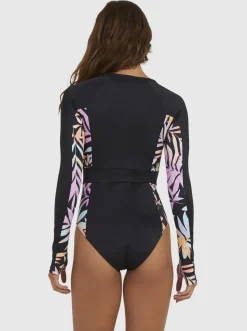Femme Roxy Active - Maillot Une Piece Manches Longues Pour Femme