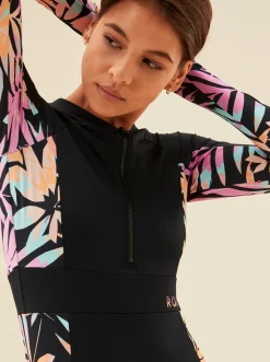 Femme Roxy Active - Maillot Une Piece Manches Longues Pour Femme