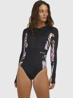 Femme Roxy Active - Maillot Une Piece Manches Longues Pour Femme