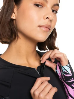 Femme Roxy Active - Maillot Une Piece Manches Longues Pour Femme