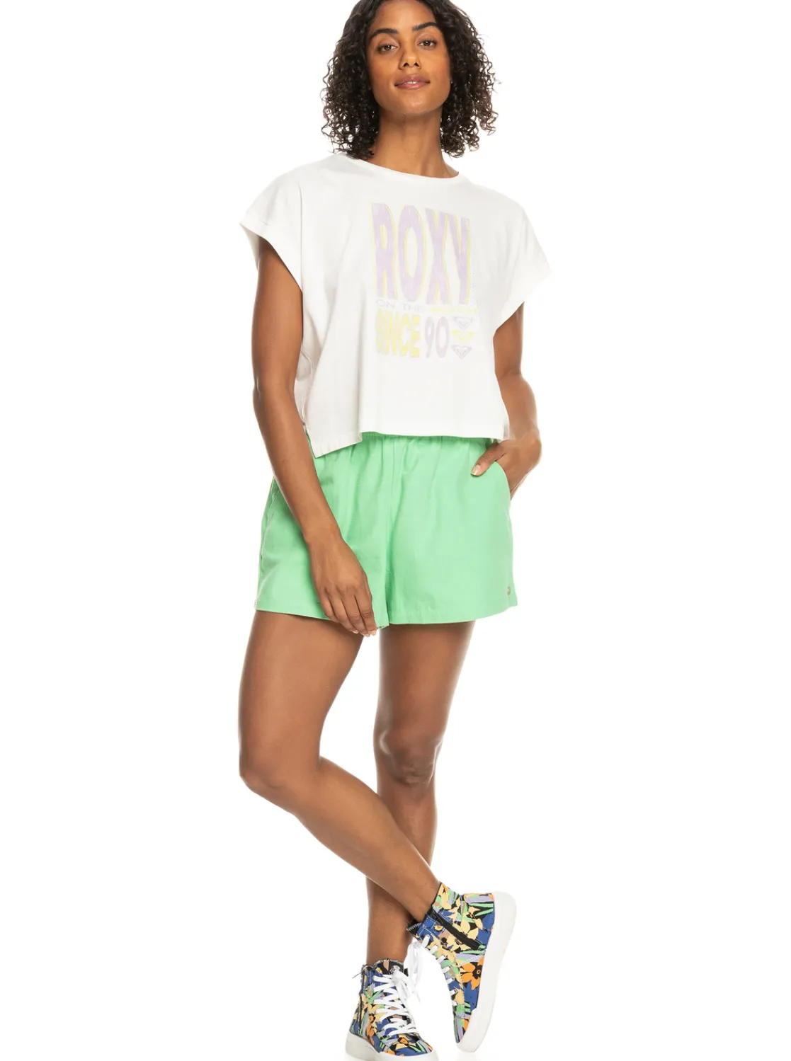 Femme Roxy Surfing Colors - Short De Plage Pour Femme