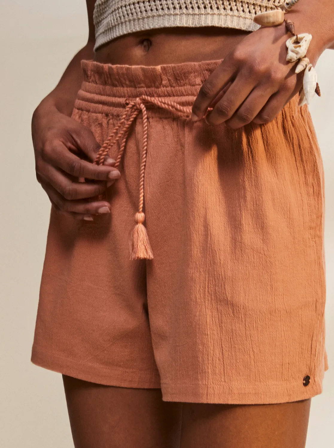 Femme Roxy Sweet Souvenir - Short Taille Haute Pour Femme