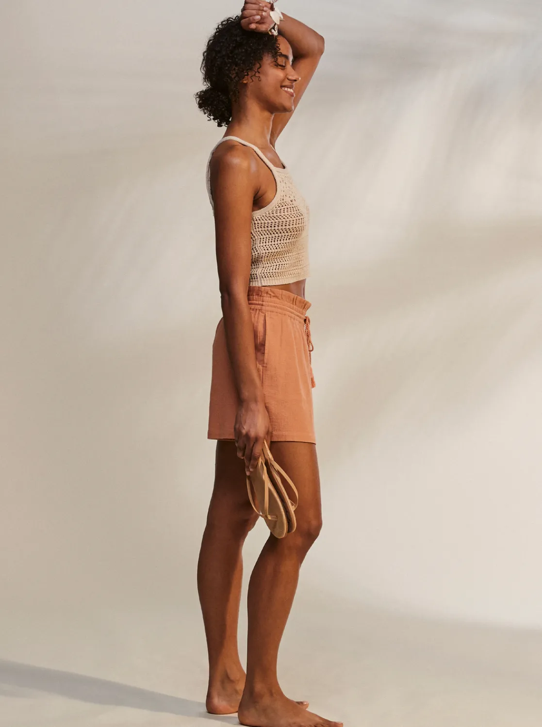 Femme Roxy Sweet Souvenir - Short Taille Haute Pour Femme