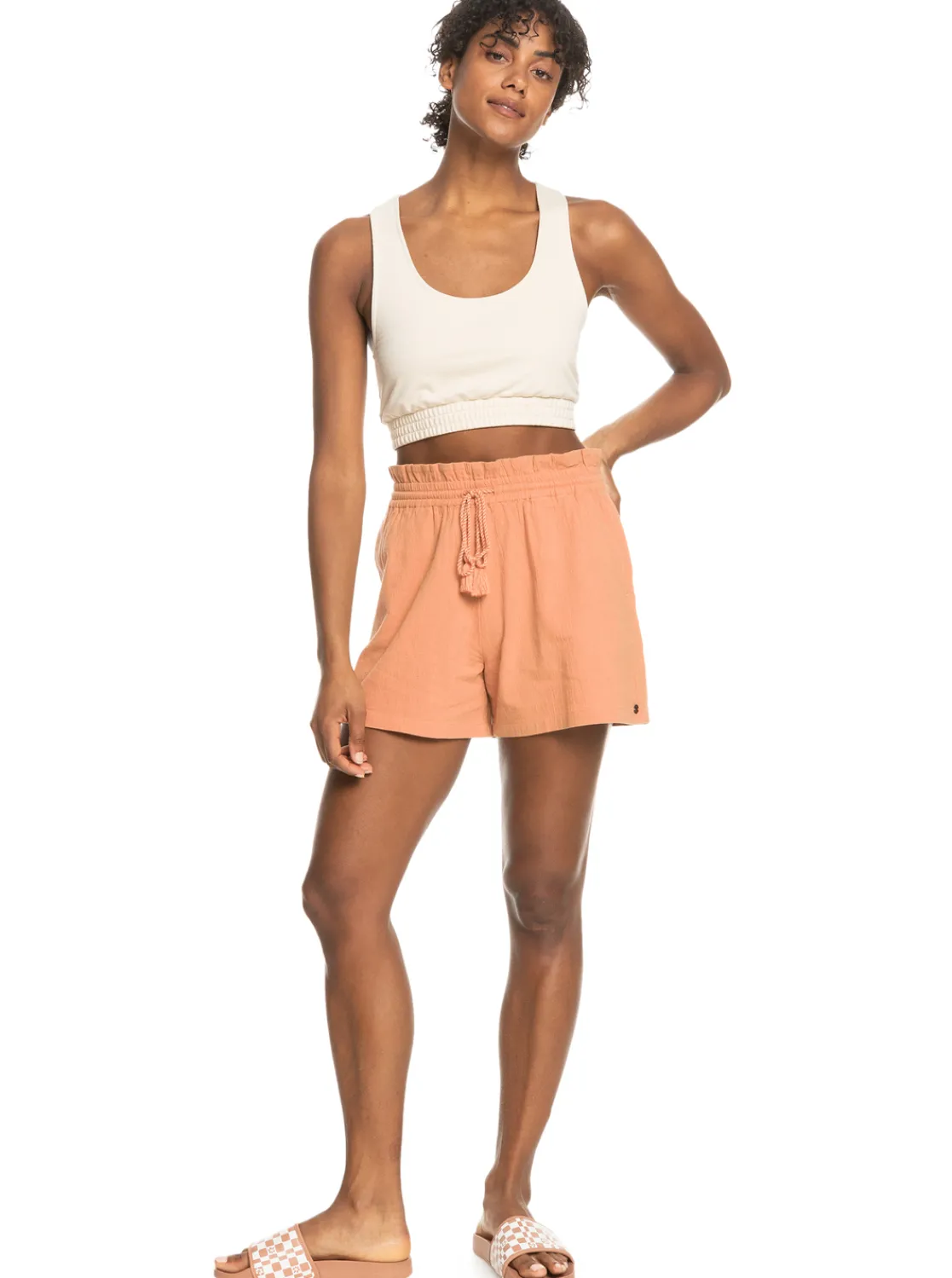 Femme Roxy Sweet Souvenir - Short Taille Haute Pour Femme