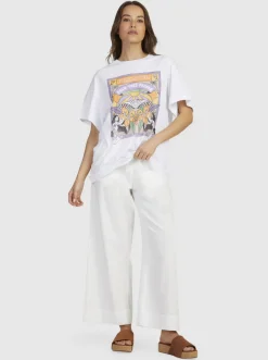 Femme Roxy Sweet Sunshine - T-Shirt Oversize Pour Femme