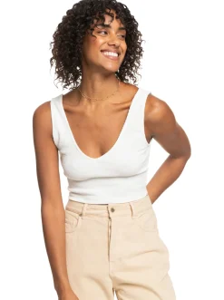 Femme Roxy Time To Move - Haut A Bretelles En Tricot Cotele Pour Femme