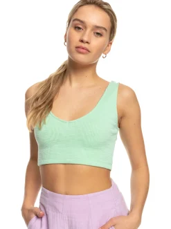 Femme Roxy Time To Move - Haut A Bretelles En Tricot Cotele Pour Femme
