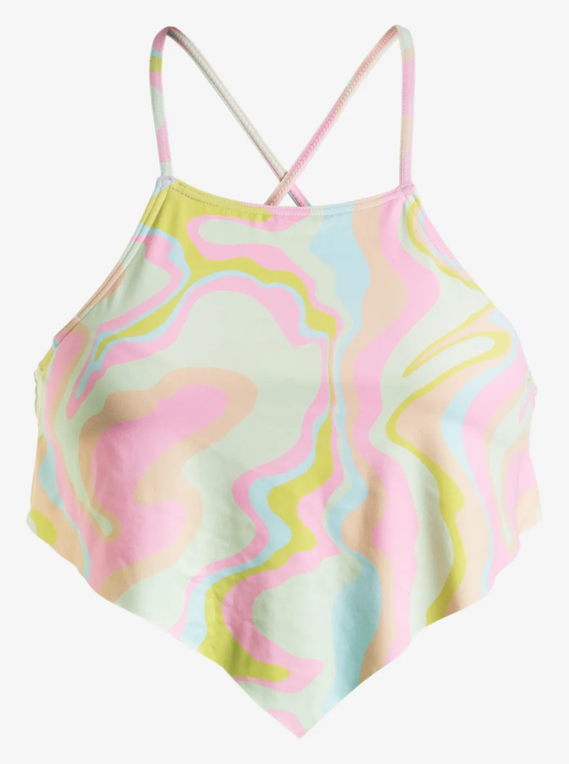 Femme Roxy Tropics Hype - Haut De Bikini Crop-Top Pour Femme