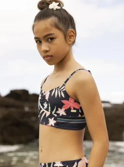 Femme Roxy Vacay For Life - Ensemble De Bikini Crop-Top Pour Filles 7-16 Ans