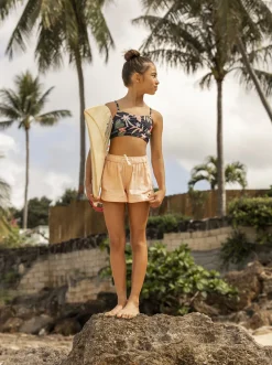 Femme Roxy Vacay For Life - Ensemble De Bikini Crop-Top Pour Filles 7-16 Ans