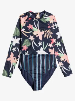 Femme Roxy Vacay For Life - Lycra Une Piece Manches Longues Pour Filles 6-16 Ans