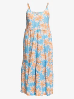 Femme Roxy Waiting Line Printed - Robe Midi Pour Femme