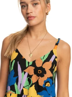 Femme Roxy Waiting Line Printed - Robe Midi Pour Femme