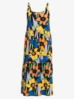 Femme Roxy Waiting Line Printed - Robe Midi Pour Femme