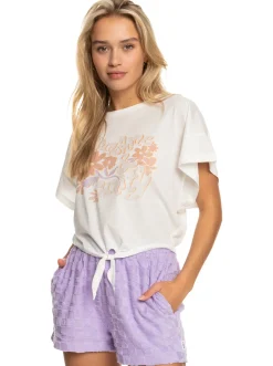 Femme Roxy We Go To The Sea - T-Shirt Court Pour Femme